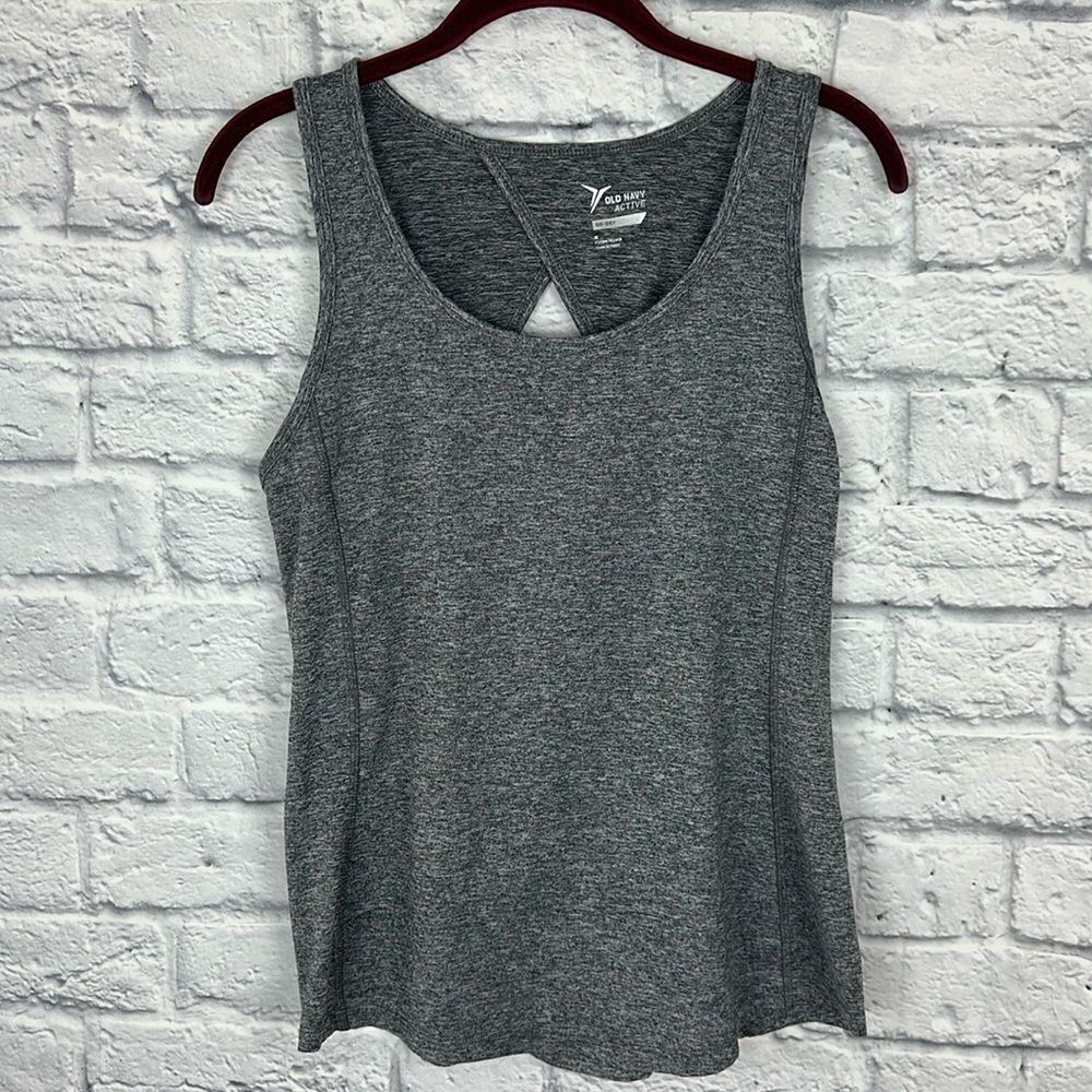 Old Navy Gray Active Tank Size Medium